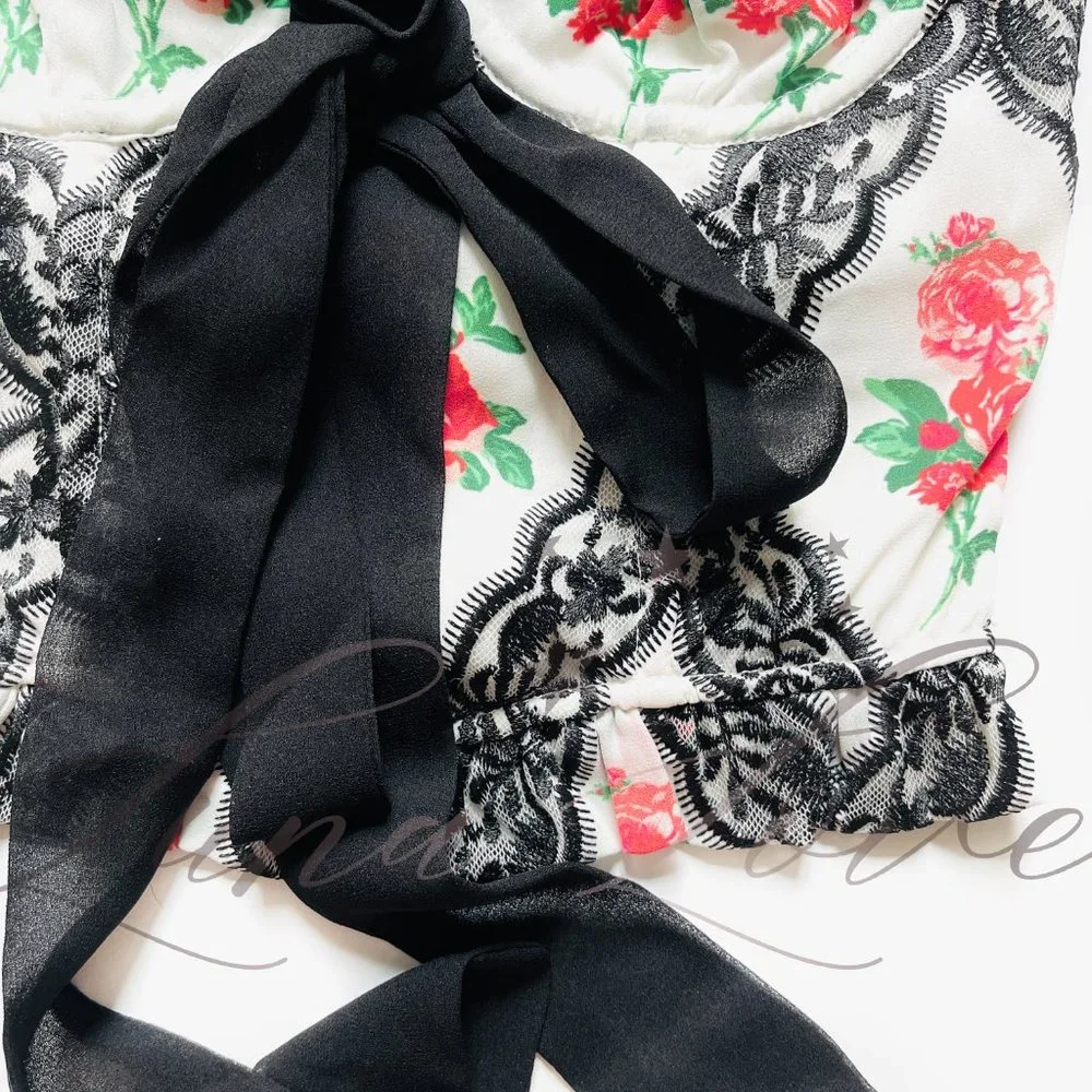 FOR LOVE & LEMONS Daje Bustier Crop Top NWT - Picture 6 of 10